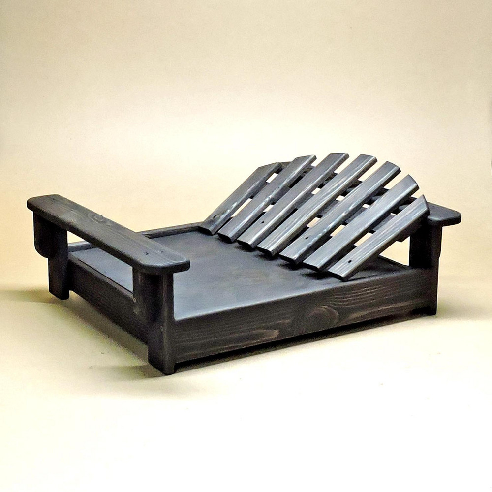 Лежак деревянный для собаки 