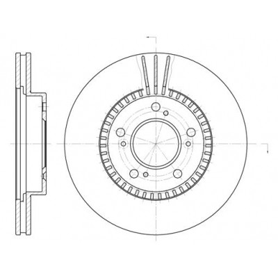 Гальмівний диск REMSA 6586.10 Вінниця - фото 1