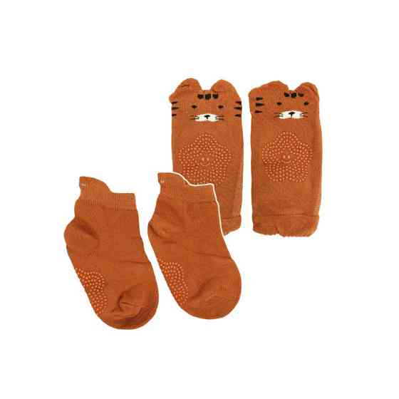 Дитячий набір наколінники і шкарпетки "Тигр" MGZ-0649(Orange) Вінниця