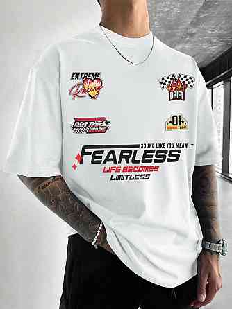 Футболка чоловіча с принтом  44 Біла 2634325702 Дніпро