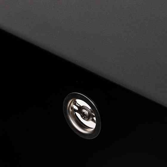 VALESO Гранітна мийка для кухні VALESO AZURIT 7950 матова Чорна Коломия