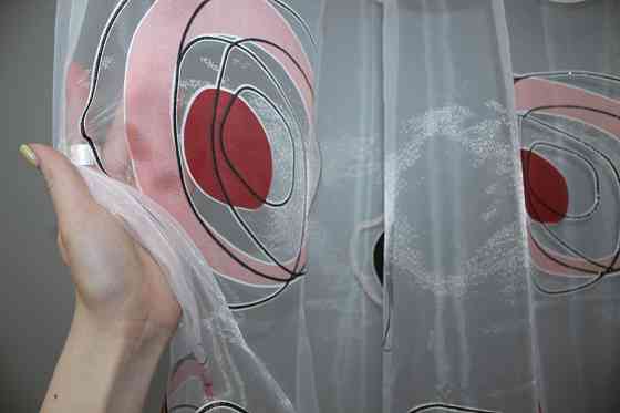 Тюль VR-Textil 1424т Органза с принтом Разноцветная 300х270 см (42-0219) Киев