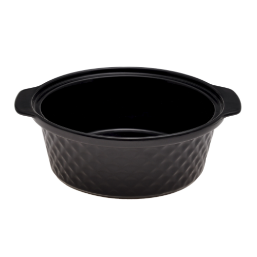 Марміт круглий 1,5л 24*21*8см кераміка скляна кришка + метал.підставка 6425 KAMILLE Житомир - фото 4