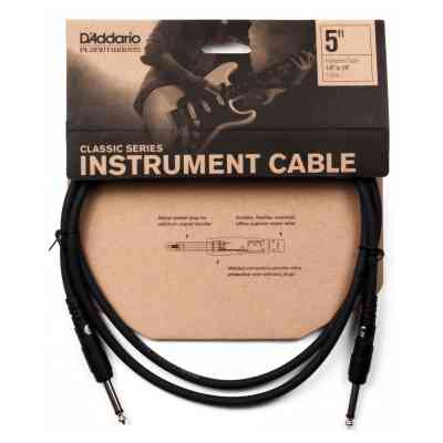 Інструментальний кабель D&apos;Addario Classic Series Instrument Cable 1.5m (PW-CGT-05) Вінниця