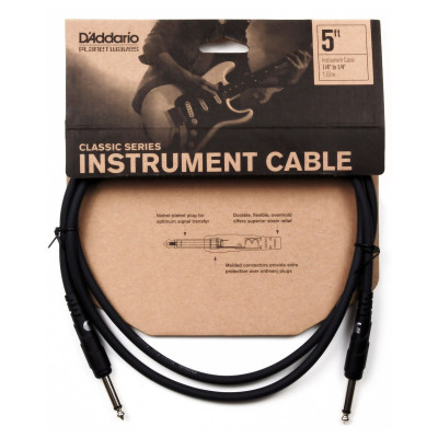 Інструментальний кабель D&apos;Addario Classic Series Instrument Cable 1.5m (PW-CGT-05) Вінниця - фото 4