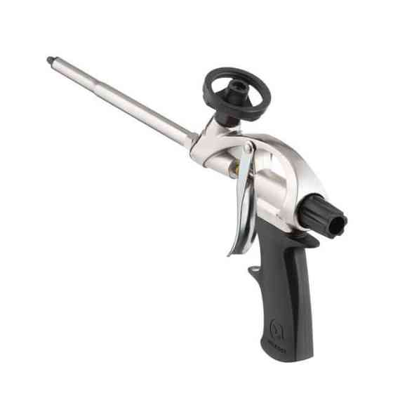 Пистолет для монтажной пены, с тефлоновым покрытием держателя баллона, 4 насадки INTERTOOL PT-0604 Киев