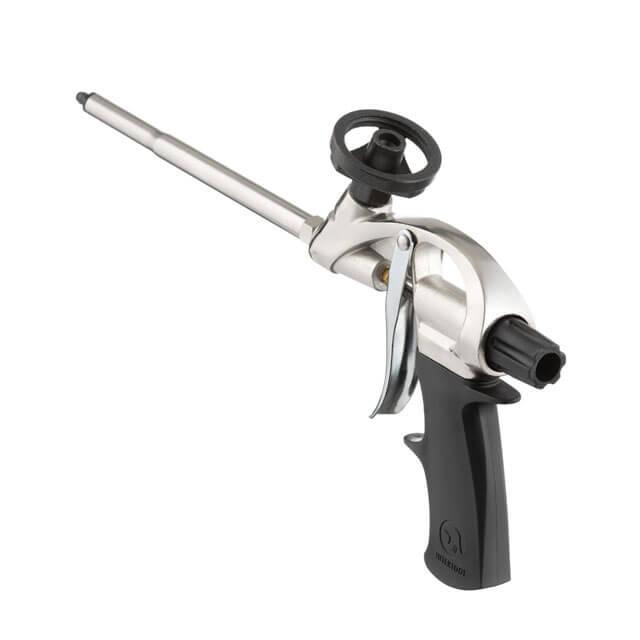 Пістолет для монтажної піни, з тефлоновим покриттям утримувача балона, 4 насадки INTERTOOL PT-0604 Київ - фото 2