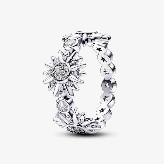 Срібна каблучка Pandora Потрійне сонце, що сяє 192846C01 50 Київ