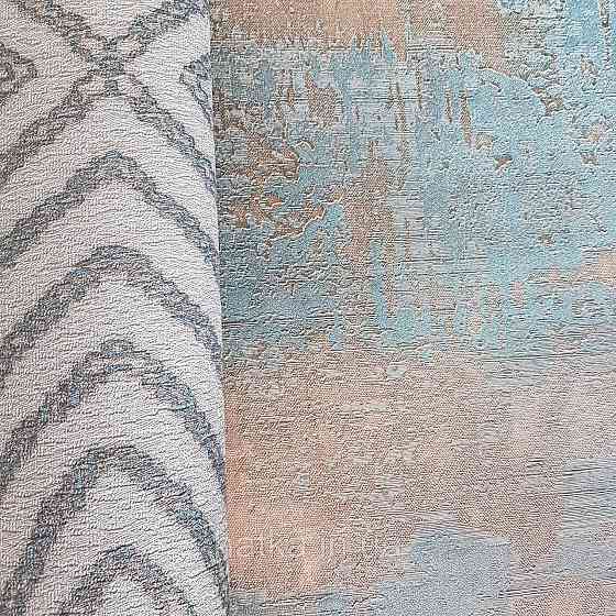 Шпалери метрові вінілові на флізелін 24 Carati Cristiana Masi під штукатурку структурні зелені коричневі Київ