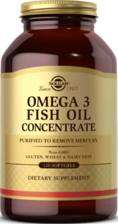 Омега-3 Solgar Omega-3 Fish Oil Concentrate 120 гел капс Киев