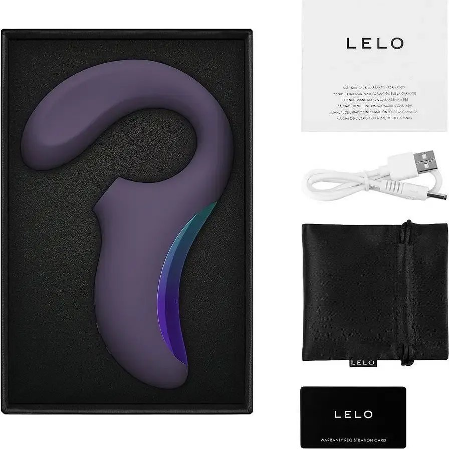 Кліторально-вагінальний звуковий стимулятор LELO Enigma WAVE Cyber Purple Львів - фото 5