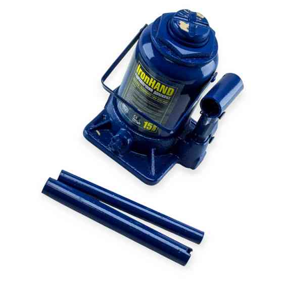 Домкрат гідравлічний 15 т, 185-350 мм (коробка) низький Мукачево