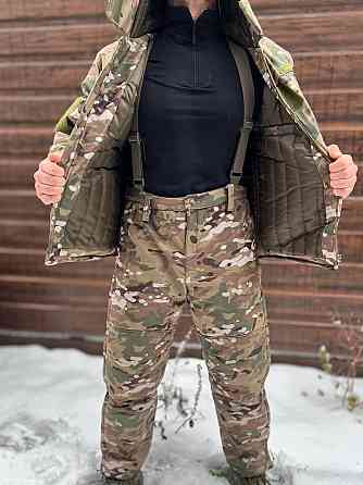 Зимний костюм Softshell тактический с мембраной на -20, Мультикам, размер XXL, костюм софтшелл зима для военных Solmir Киев