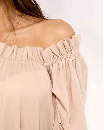 Жіноче легке романтичне мініплаття з льону. Пісочний, 42/44 Одеса