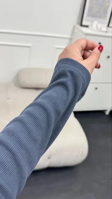 Костюм двійка — лонгслів з драпіруванням + брюки Одеса - фото 11