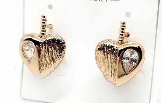Серьги женские красивые Сердце Киев