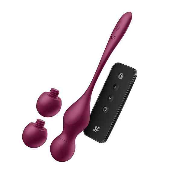 Смарт-вагінальні кульки з вібрацією Satisfyer Love Birds Vary Connect App, змінювана маса, пульт ДК Sex Aura Київ