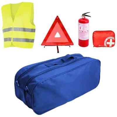Набір техдопомоги Poputchik автомобіліста Евростандарт без троса, синій (01-021-Е) Вінниця