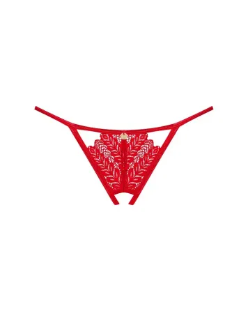 Трусики Obsessive Ingridia crotchless thong XL/2XL Львів