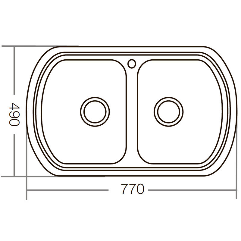 Мийка кухонна ZERIX Z7749-08-180D    ( ZM0566 ) 23790 Харьков - изображение 2