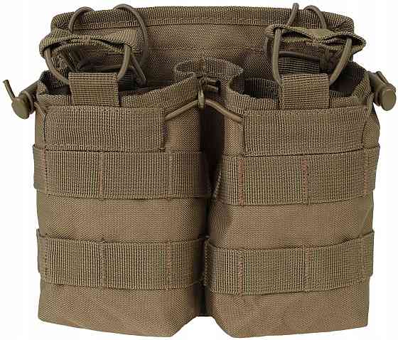 Тактический двойной Подсумок под магазины АК/М4/М16 с системой Molle Mil-Tec от Sturm (13497019) Coy Нововолынск