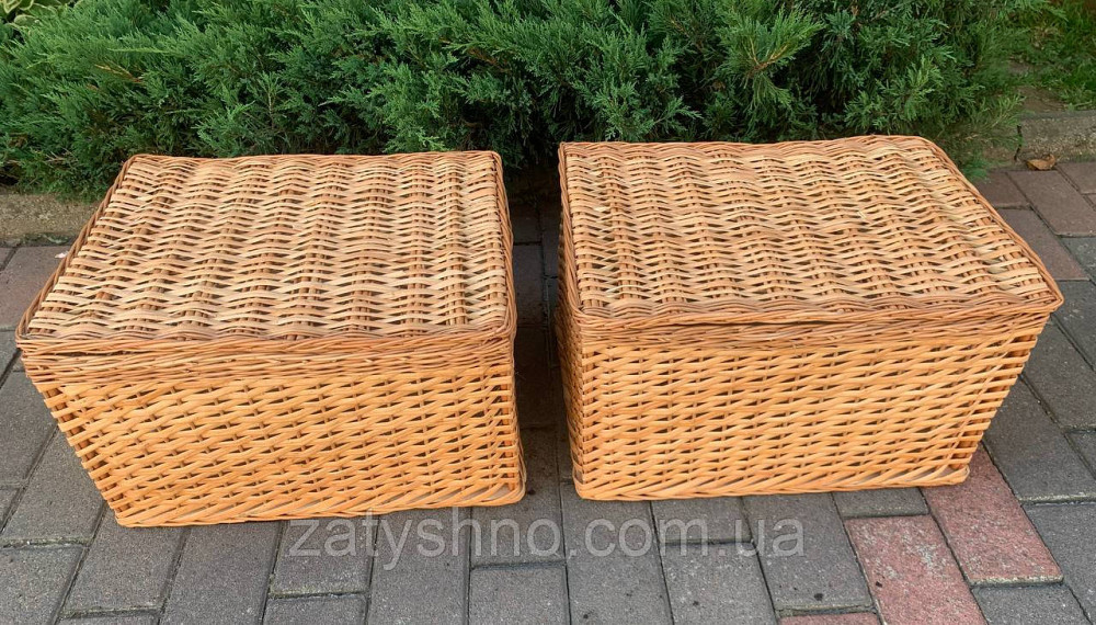 Ящик плетений з кришкою Київ - фото 4