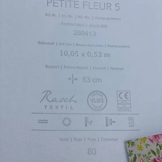 Шпалери Rasch Textil Petite Fleur 5 288413 Київ