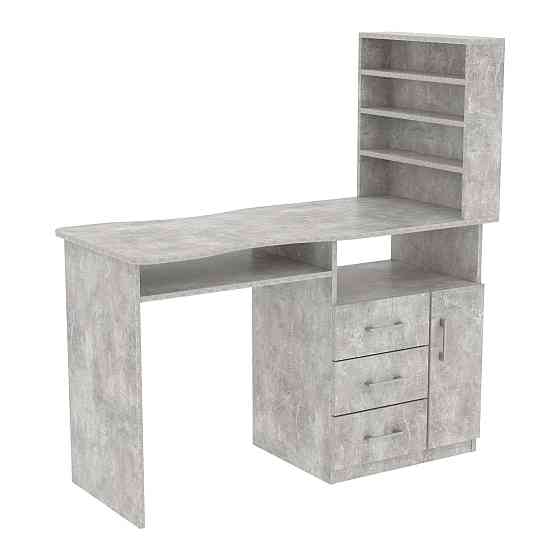 Стіл манікюрний СМ-1, Бетон, 1230/550/1264 Львів