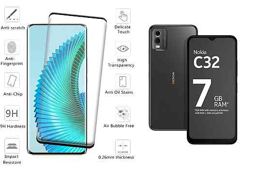 Захисне скло HyperGlass Pro для Nokia C32 – максимальна чутливість та захист Київ