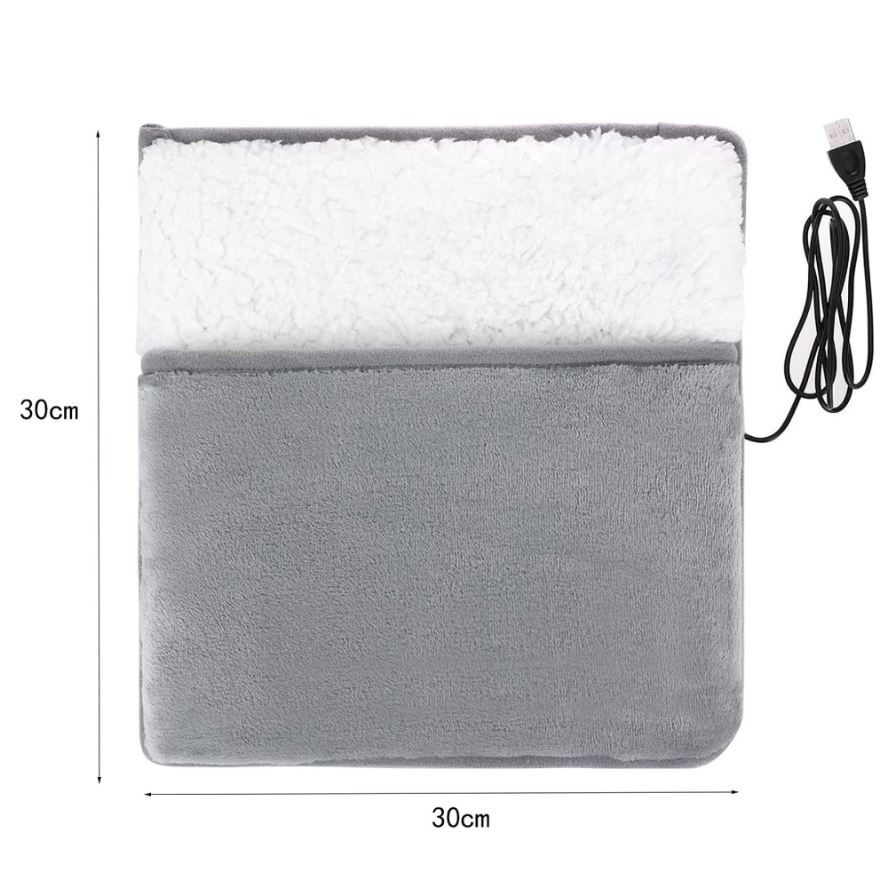 Грілка для ніг електрогрілка електрична USB переносна компактна портативна килимок із підігрівом тепла та комфорт для ніг тіла Одеса - фото 7