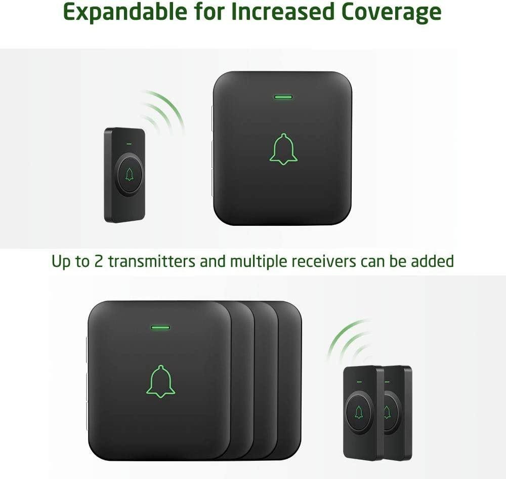 Дополнительный приемник для дверного звонка AVANTEK Mini Plug-in, 115 дБ, 52 мелодии, черный Киев - изображение 7