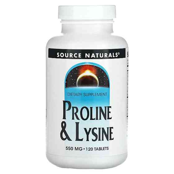 L-пролин и L-лизин (Proline and Lysine) 550 мг 120 таблеток Киев