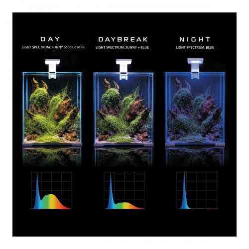 Акваріум Aquael Smart Day Night для креветок прямий білий 10 л Київ