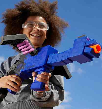 Бластер Nerf Minecraft Ender Dragon Нерф Майнкрафт Дракон енду. Харьков