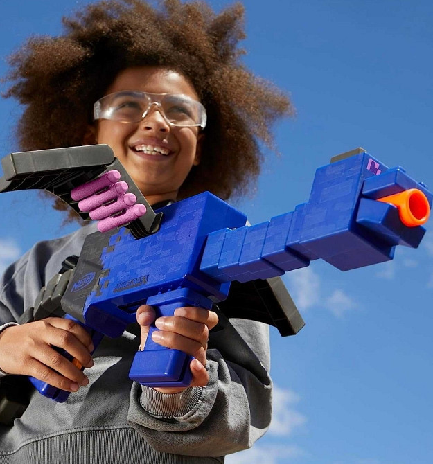Бластер Nerf Minecraft Ender Dragon Нерф Майнкрафт Дракон енду. Харьков - изображение 3
