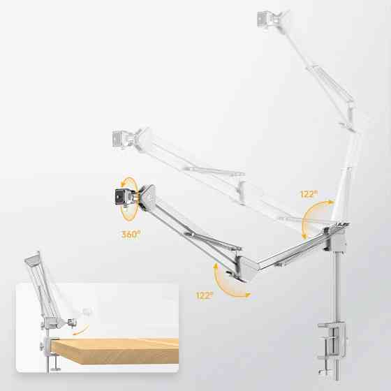 Кріплення для камери телефону на стіл для зйомки зверху Ulanzi TH04 Київ