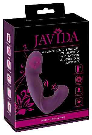 Вакуумний вібратор для клітора та точки G 4 Function Sex Aura Київ