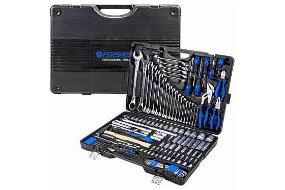 Набір інструментів 128 пр.1/4"1/2"(6 гр.) (головки 4-32 мм, ключі 6-32 мм) FORSAGE F-41282-5 Одеса