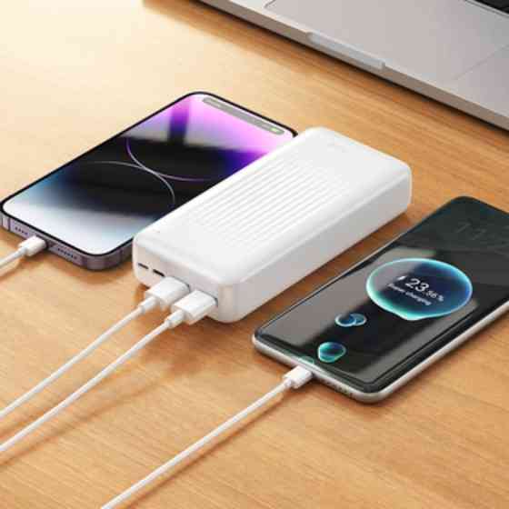 Зовнішній акумулятор BOROFONE BJ80A Clever 22.5W+PD20W fully compatible power bank(20000mAh) White Київ