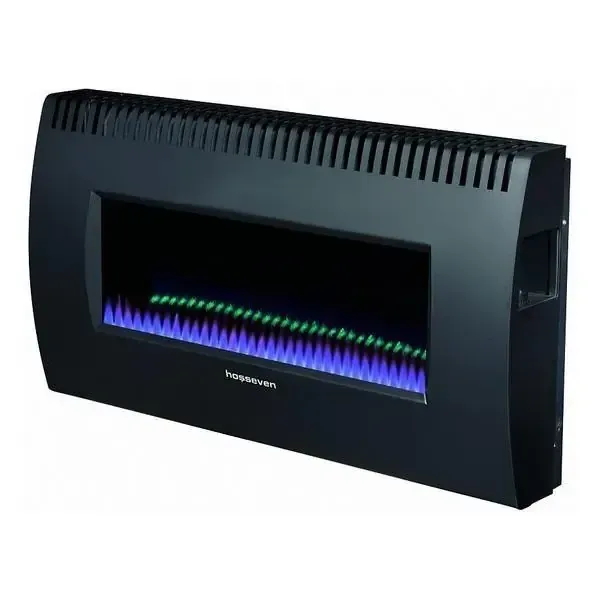 Дизайнерский газовый настенный конвектор Hosseven HS-8 с панорамным стеклом итальянской автоматикой EuroSit до Тернополь - изображение 1