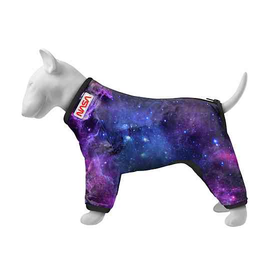 Ветровка для собак WAUDOG Clothes, рисунок «NASA21», L50, В 70-74 см, С 47-50 см Киев
