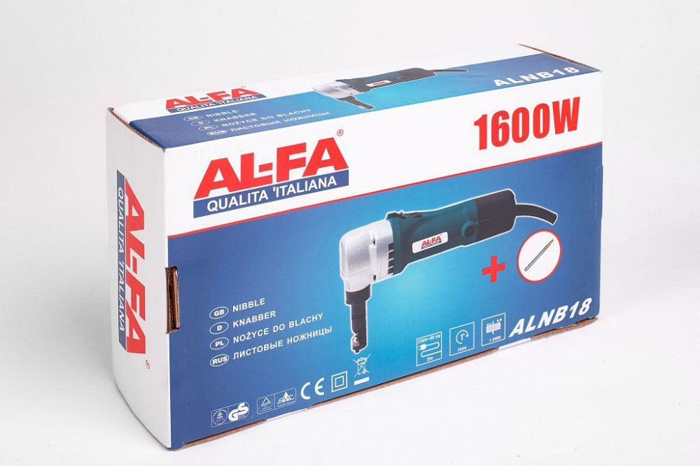 Електроножиці по металу AL-FA ALNB18 – потужність 1600 Вт, різ металу до 2.5 мм, для професійного використання Львів - фото 7
