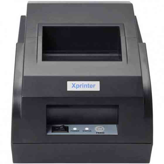 Принтер чеков Xprinter XP-58IIZ (термодрук, 90 мм/с, стрічка 58 мм, USB, чорний) (XP-58IIZ) Киев