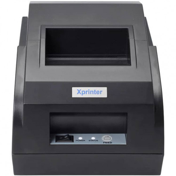 Принтер чеков Xprinter XP-58IIZ (термодрук, 90 мм/с, стрічка 58 мм, USB, чорний) (XP-58IIZ) Киев - изображение 1