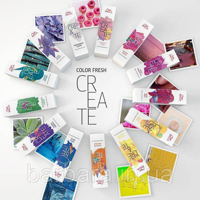 Оттеночная краскаТонуюча яскрава фарба Wella Professional Color Fresh CREATE Киев - изображение 2