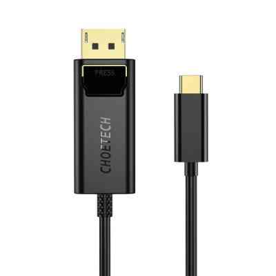 Кабель мультимедийный USB-C to DisplayPort 1.8m 4K 60Hz Choetech (XCP-1801BK) Винница