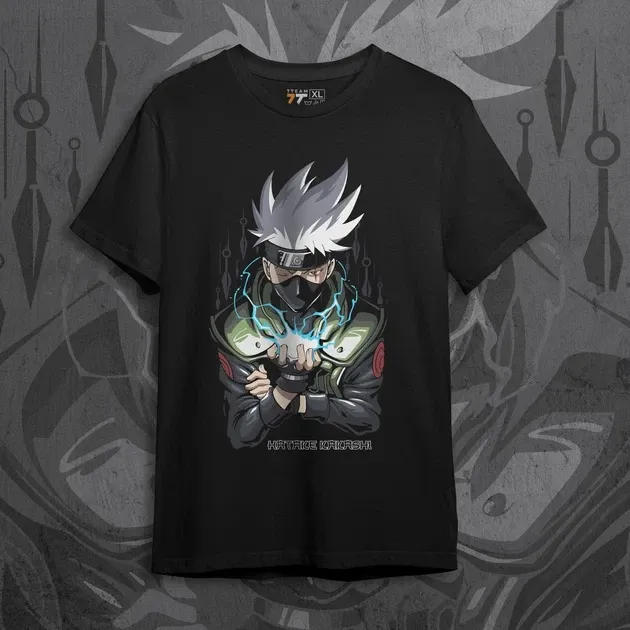 Футболка для подростка мальчика с принтом Наруто Какаші Хатаге Размер 160 Anime10081 Днепр - изображение 1