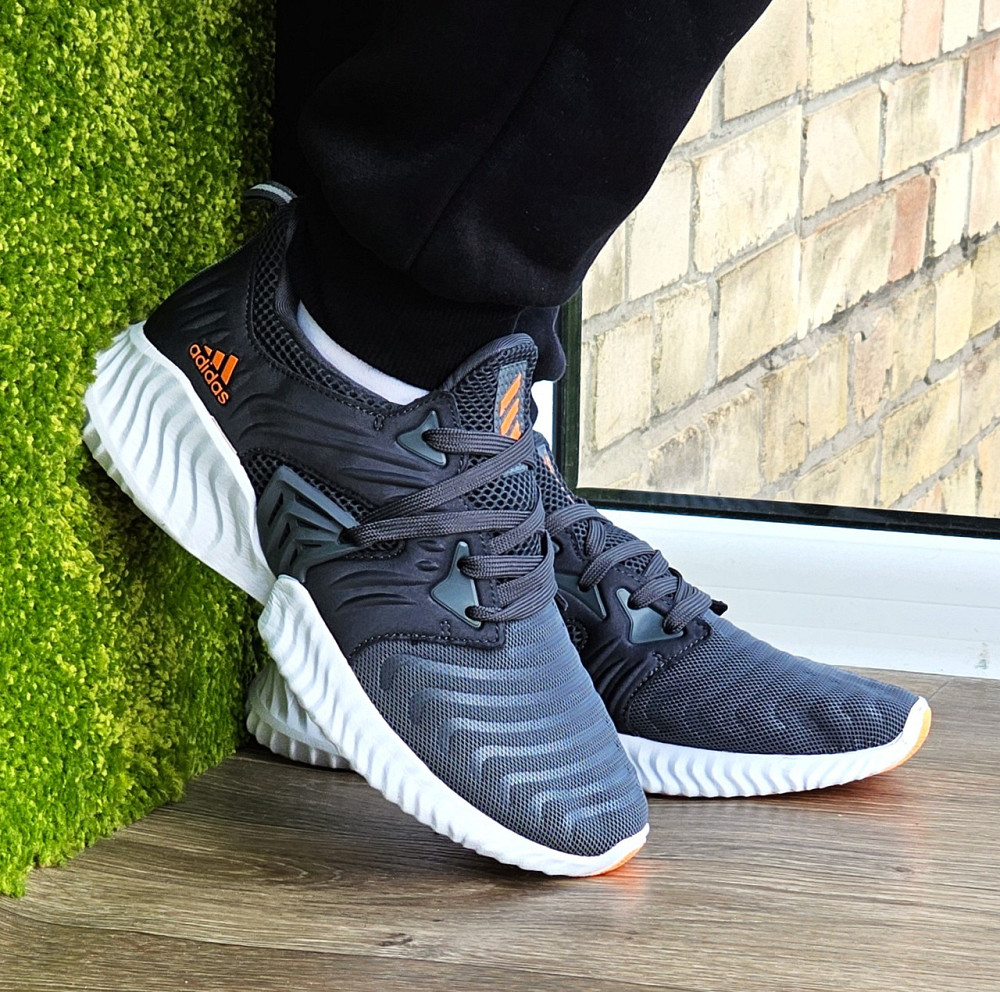 Кросівки Чоловічі Adidas Alphabounce Сірі Адідас (розміри: 42,43,44,45) Відео Огляд Дніпро - фото 9