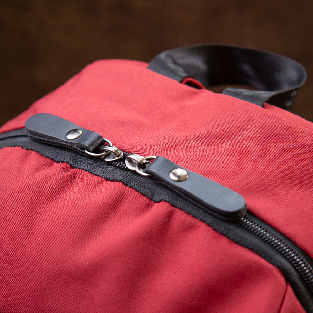 Рюкзак текстильный smart унисекс Vintage 20627 Малиновый Киев - изображение 10