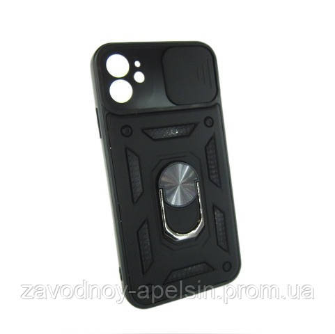 Iphone 11 Противоударный чехол Hybrid (кольцо+шторка) Одесса - изображение 1